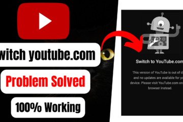 how to fix switch to youtube.com