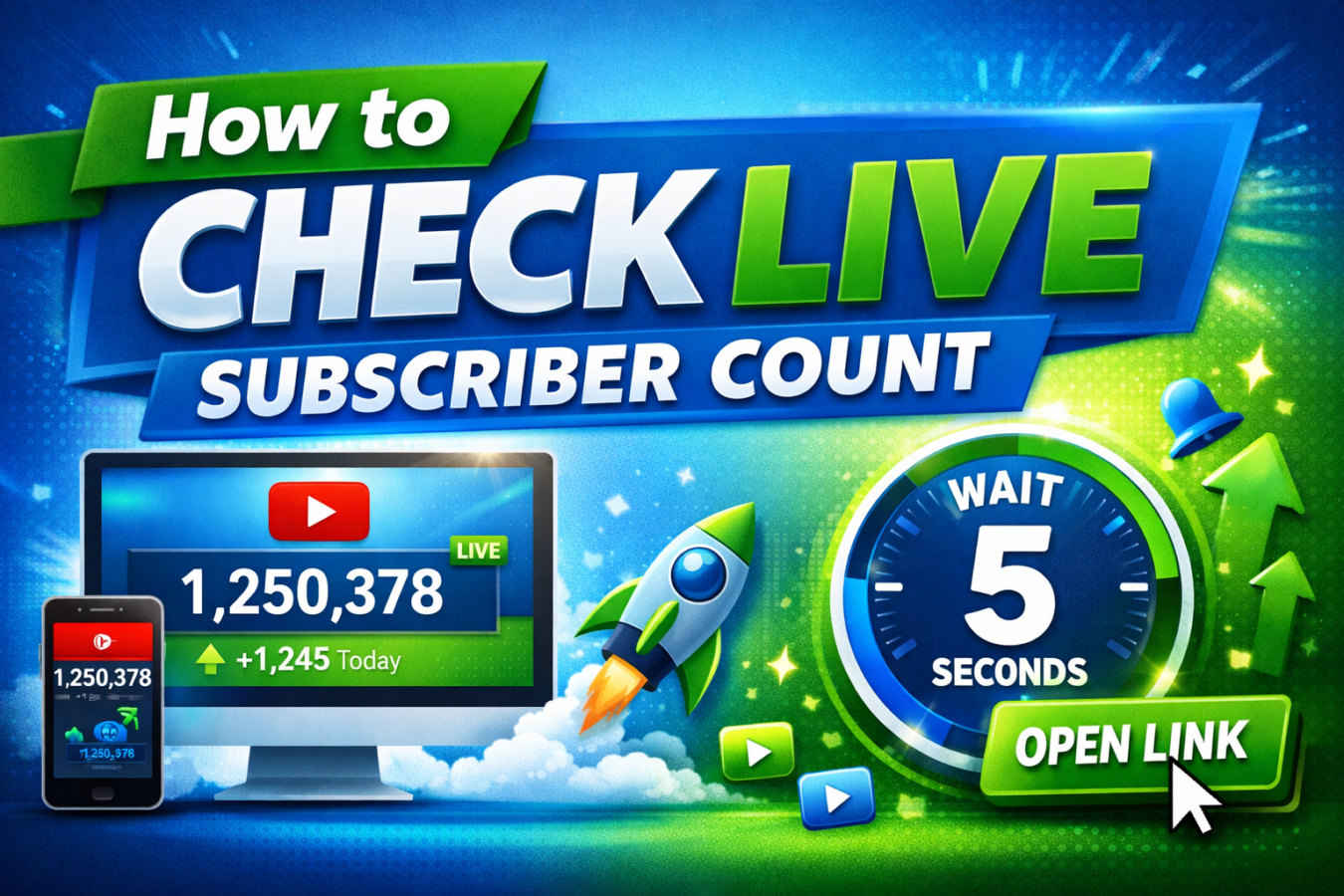 How to Check Live Subscriber Count on YouTube