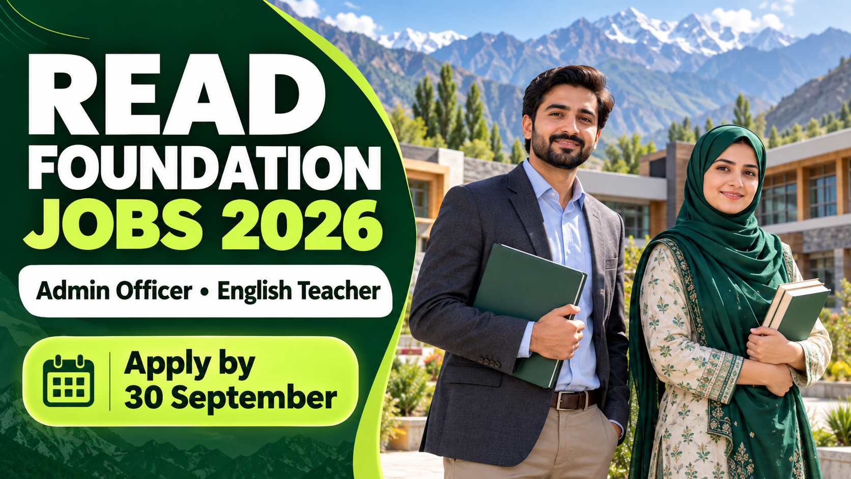 READ Foundation Gilgit Jobs 2026 – Admin Officer & English Teacher